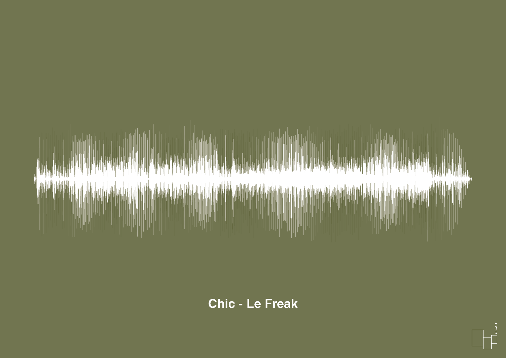 plakat: chic - le freak - secret meadow-Soundwave-A1two3