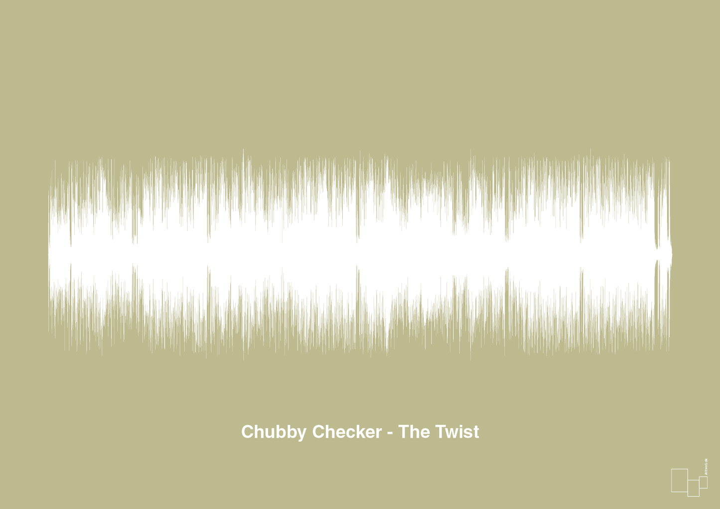 plakat: chubby checker - the twist - back to nature-Soundwave-A1two3