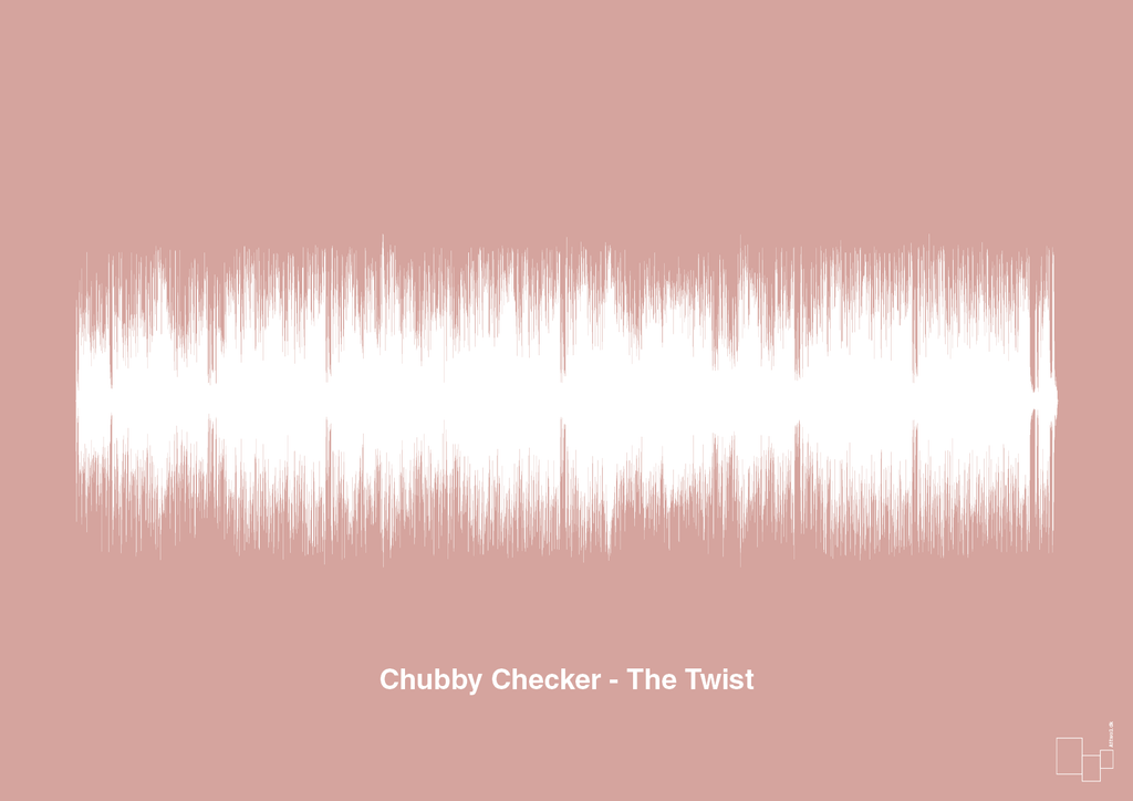 plakat: chubby checker - the twist - bubble shell-Soundwave-A1two3