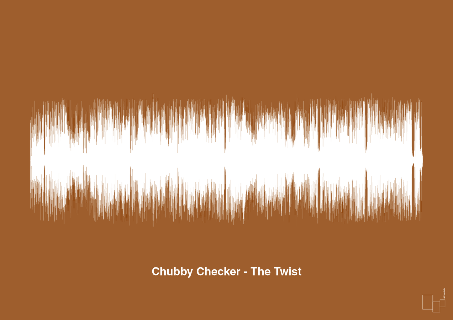 plakat: chubby checker - the twist - cognac-Soundwave-A1two3
