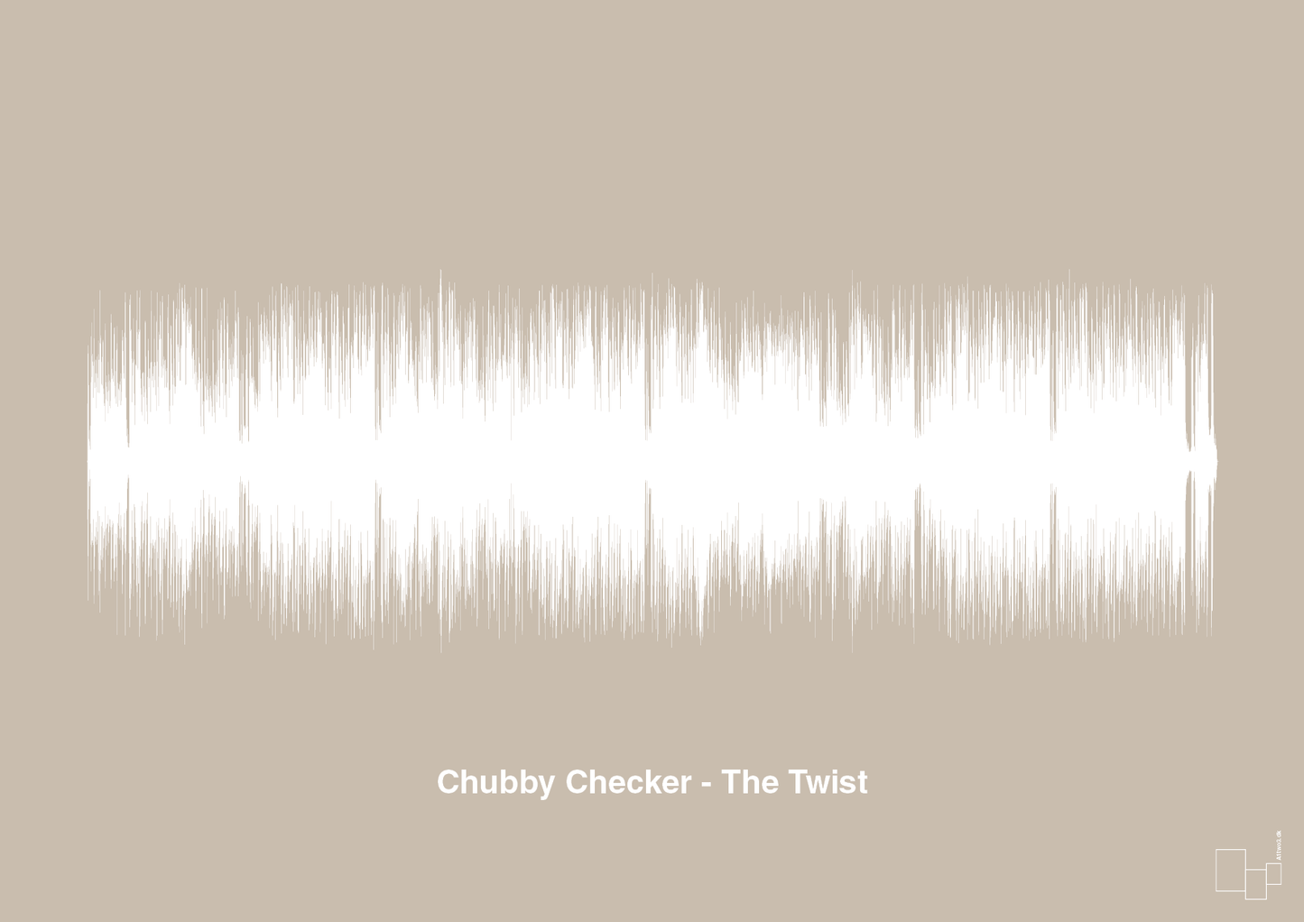 plakat: chubby checker - the twist - creamy mushroom-Soundwave-A1two3
