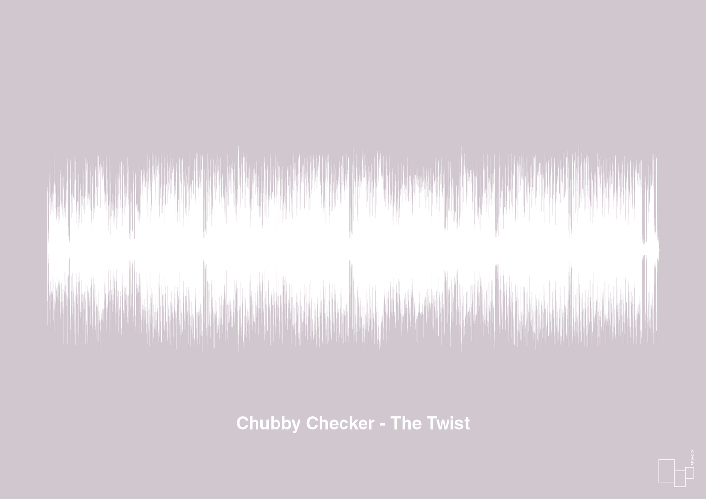 plakat: chubby checker - the twist - dusty lilac-Soundwave-A1two3