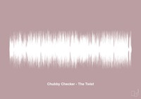 plakat: chubby checker - the twist