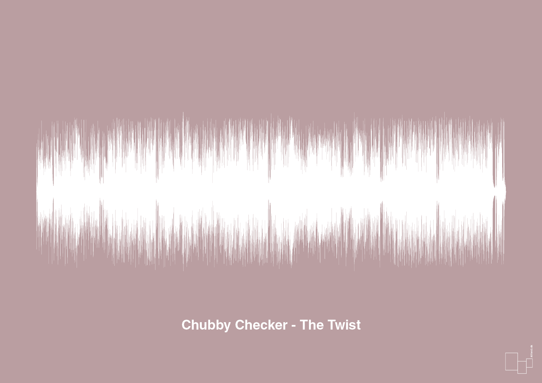 plakat: chubby checker - the twist - light rose-Soundwave-A1two3