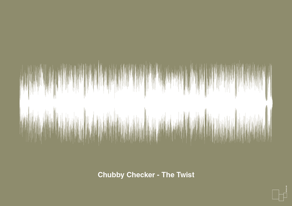plakat: chubby checker - the twist - misty forrest-Soundwave-A1two3