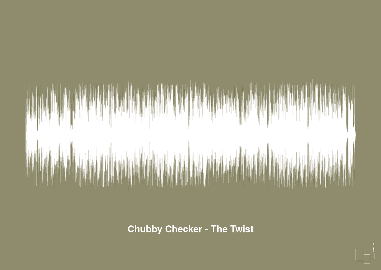plakat: chubby checker - the twist - misty forrest-Soundwave-A1two3