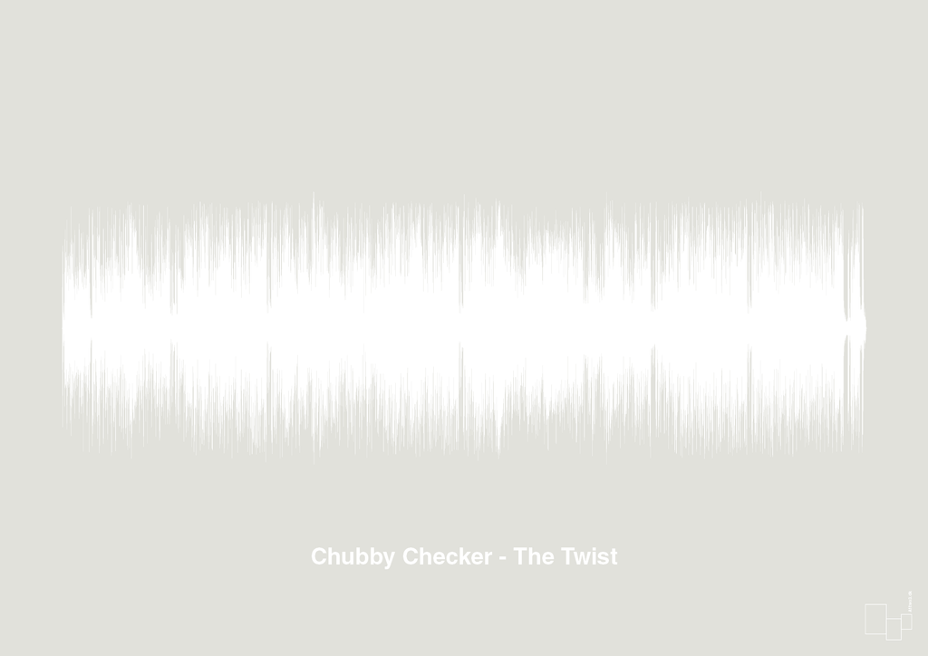 plakat: chubby checker - the twist - painters white-Soundwave-A1two3