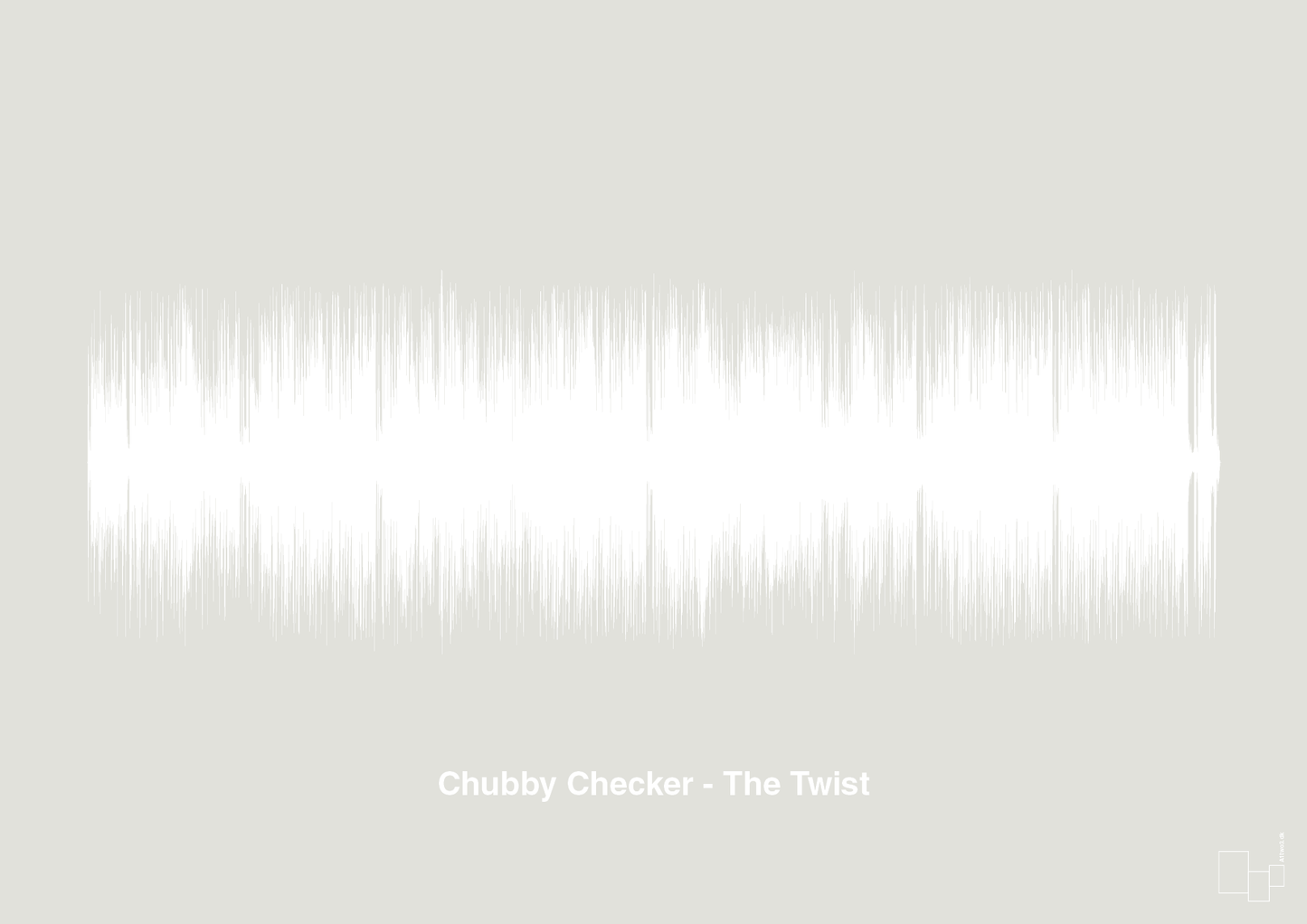 plakat: chubby checker - the twist - painters white-Soundwave-A1two3