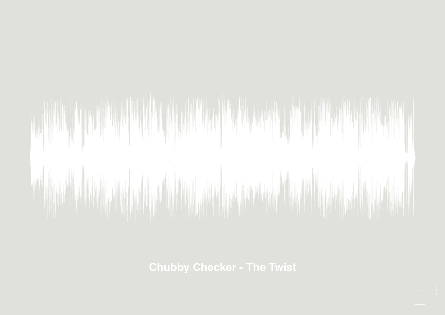 plakat: chubby checker - the twist - painters white-Soundwave-A1two3