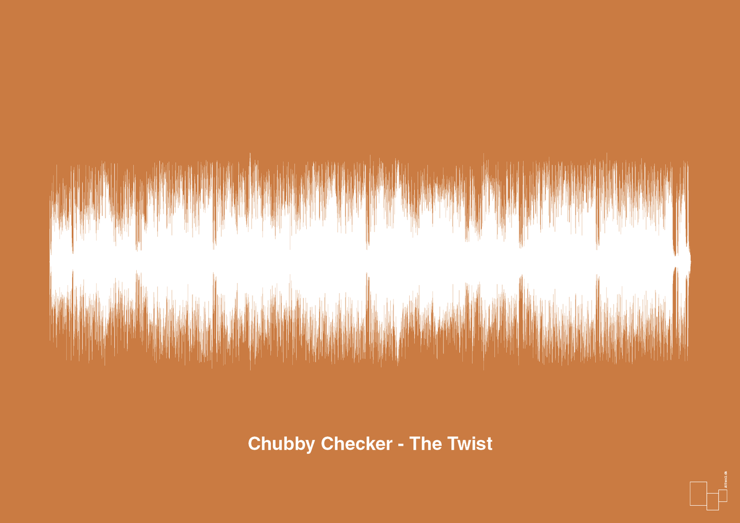 plakat: chubby checker - the twist - rumba orange-Soundwave-A1two3