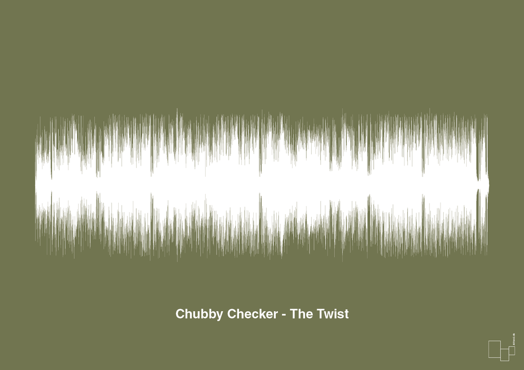 plakat: chubby checker - the twist - secret meadow-Soundwave-A1two3