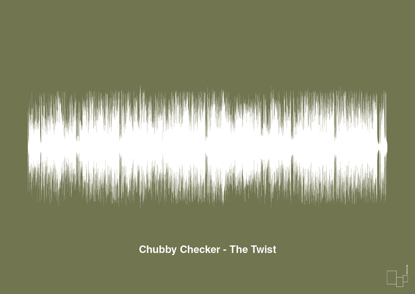 plakat: chubby checker - the twist - secret meadow-Soundwave-A1two3