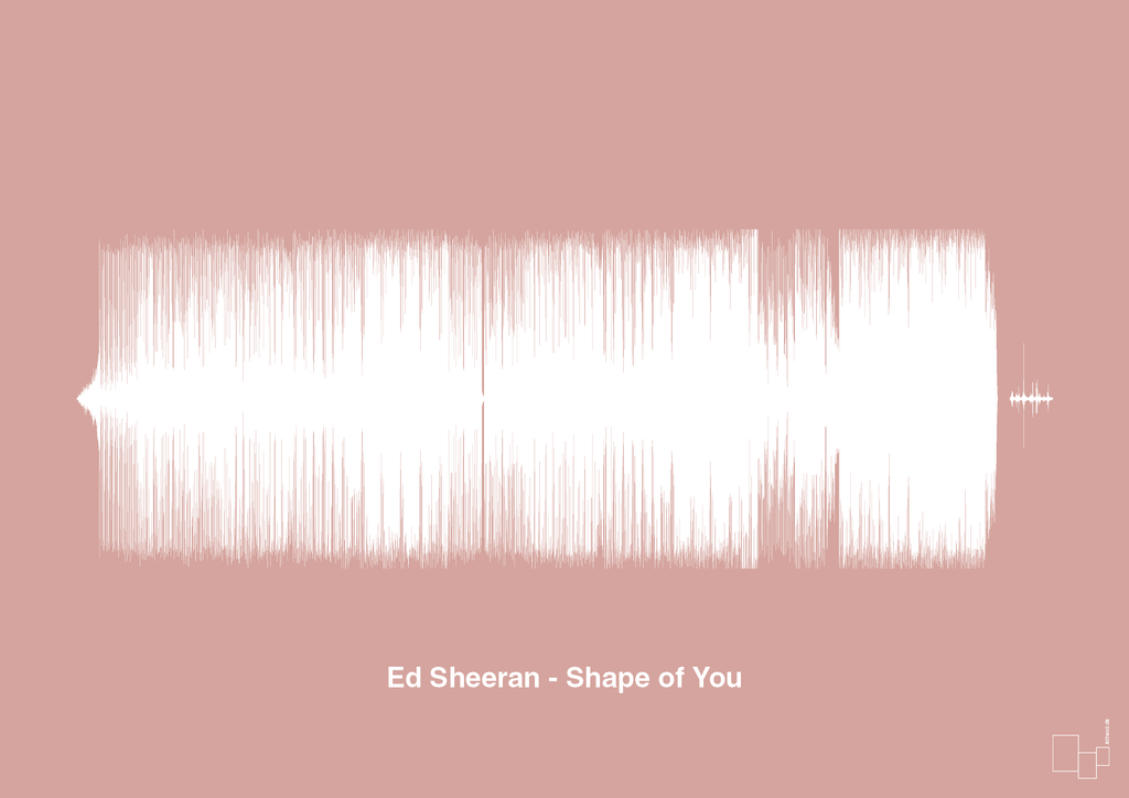 plakat: ed sheeran - shape of you - bubble shell-Soundwave-A1two3