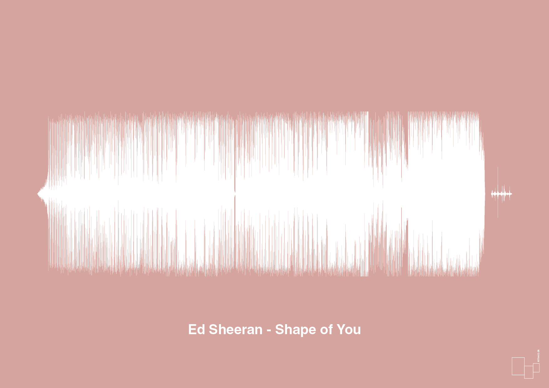 plakat: ed sheeran - shape of you - bubble shell-Soundwave-A1two3
