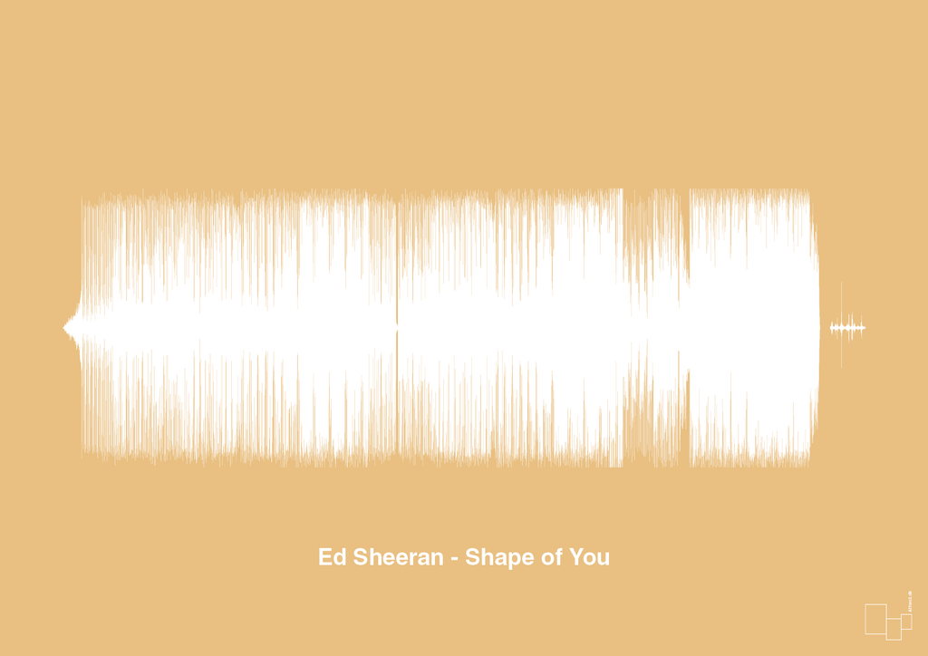plakat: ed sheeran - shape of you - charismatic-Soundwave-A1two3