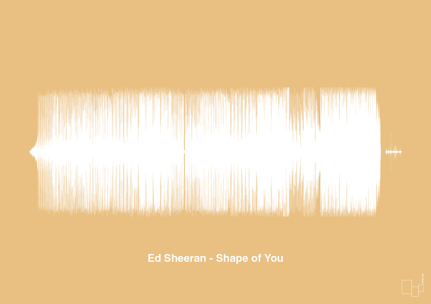 plakat: ed sheeran - shape of you - charismatic-Soundwave-A1two3