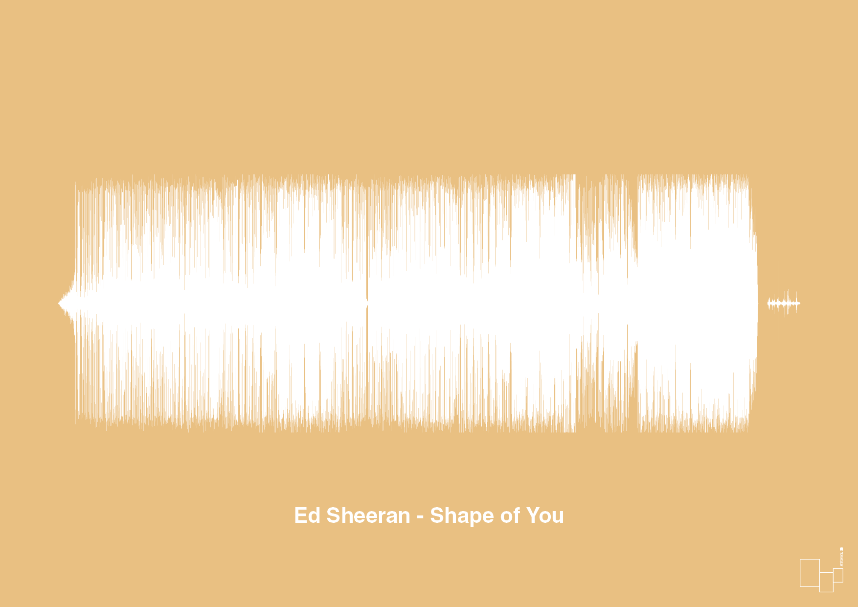 plakat: ed sheeran - shape of you - charismatic-Soundwave-A1two3