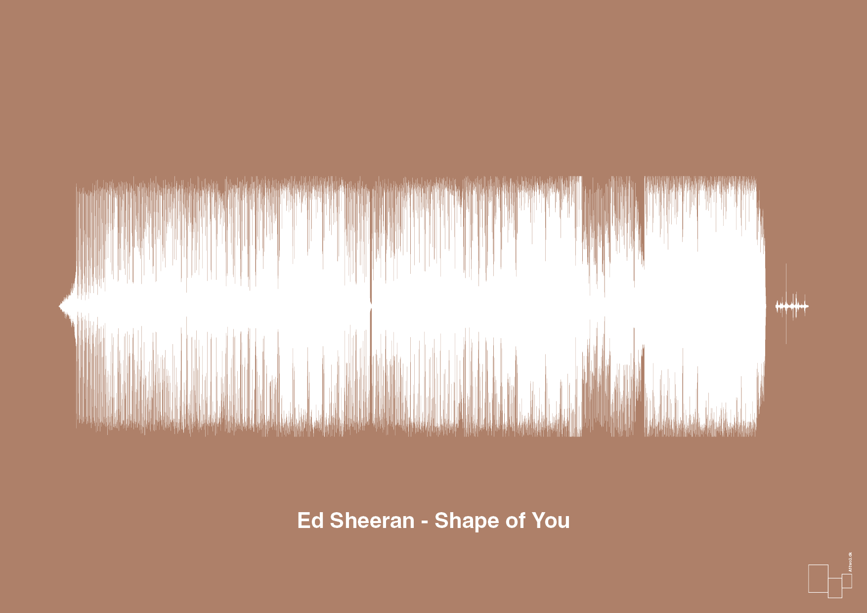 plakat: ed sheeran - shape of you - cider spice-Soundwave-A1two3