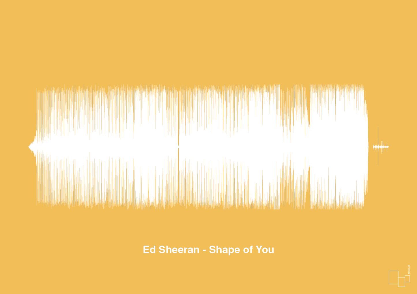 plakat: ed sheeran - shape of you - honeycomb-Soundwave-A1two3