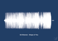plakat: ed sheeran - shape of you - lapis blue-Soundwave-A1two3