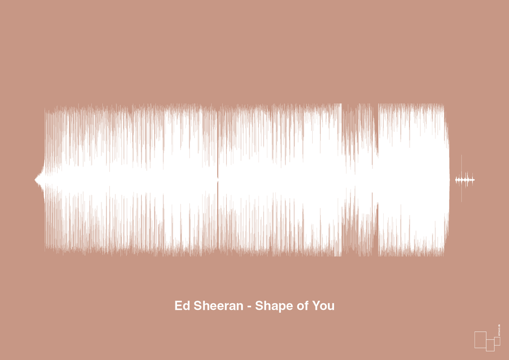 plakat: ed sheeran - shape of you - powder-Soundwave-A1two3