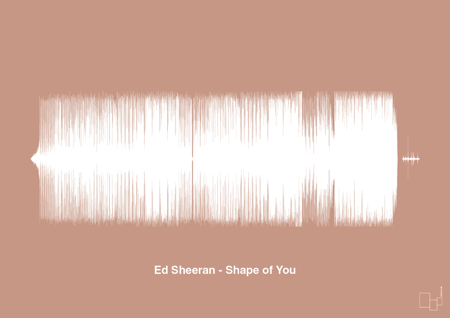 plakat: ed sheeran - shape of you - powder-Soundwave-A1two3