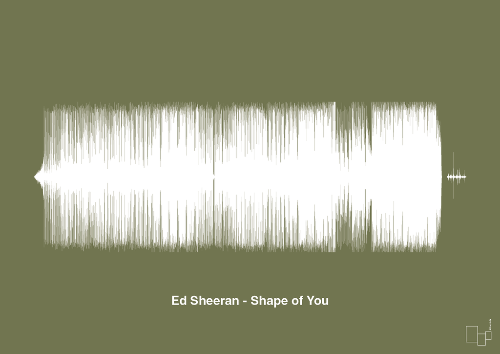 plakat: ed sheeran - shape of you - secret meadow-Soundwave-A1two3