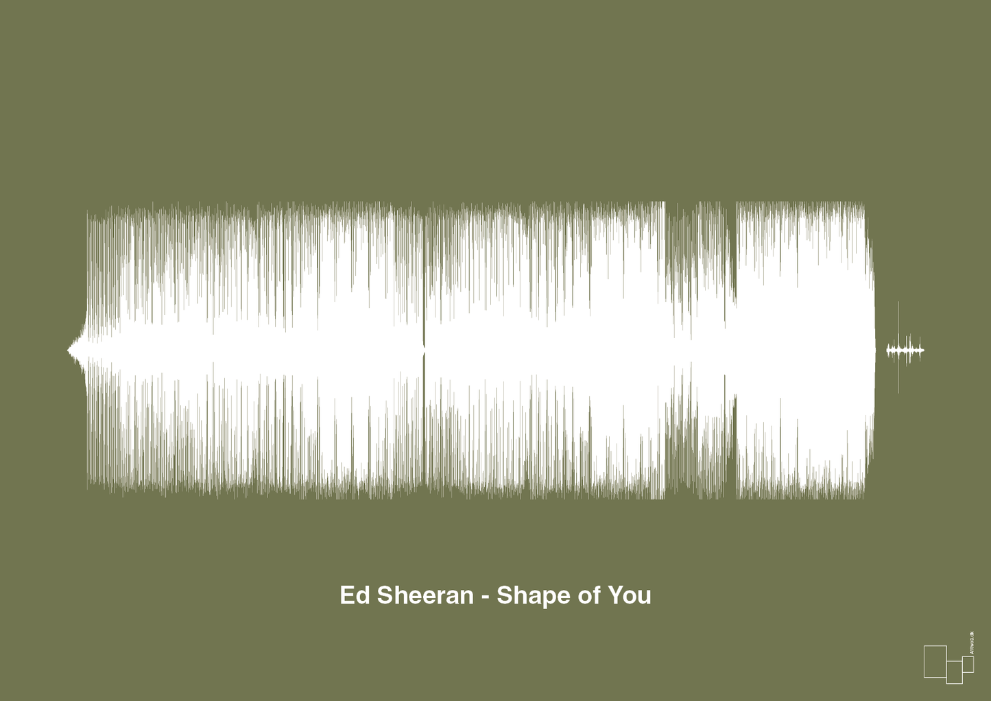 plakat: ed sheeran - shape of you - secret meadow-Soundwave-A1two3