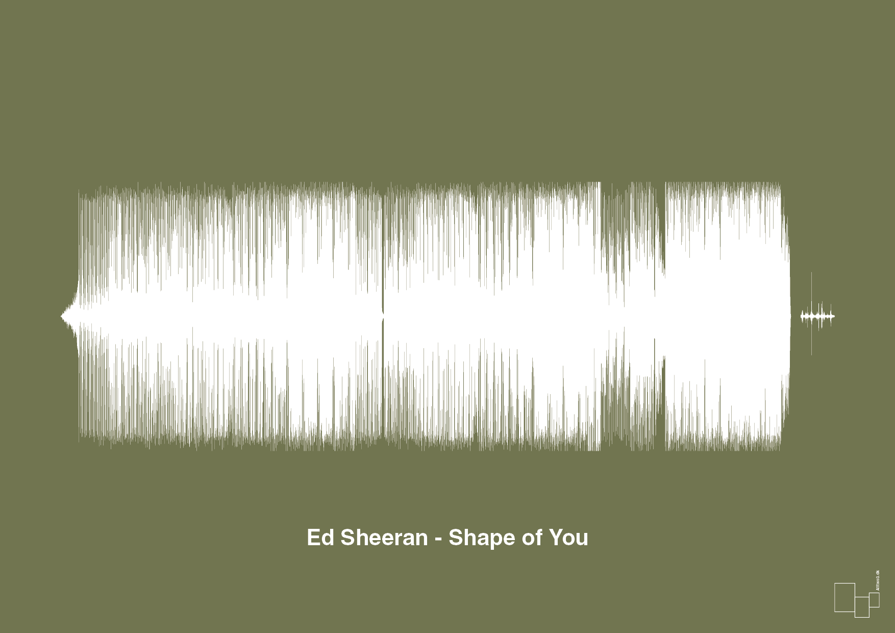 plakat: ed sheeran - shape of you - secret meadow-Soundwave-A1two3