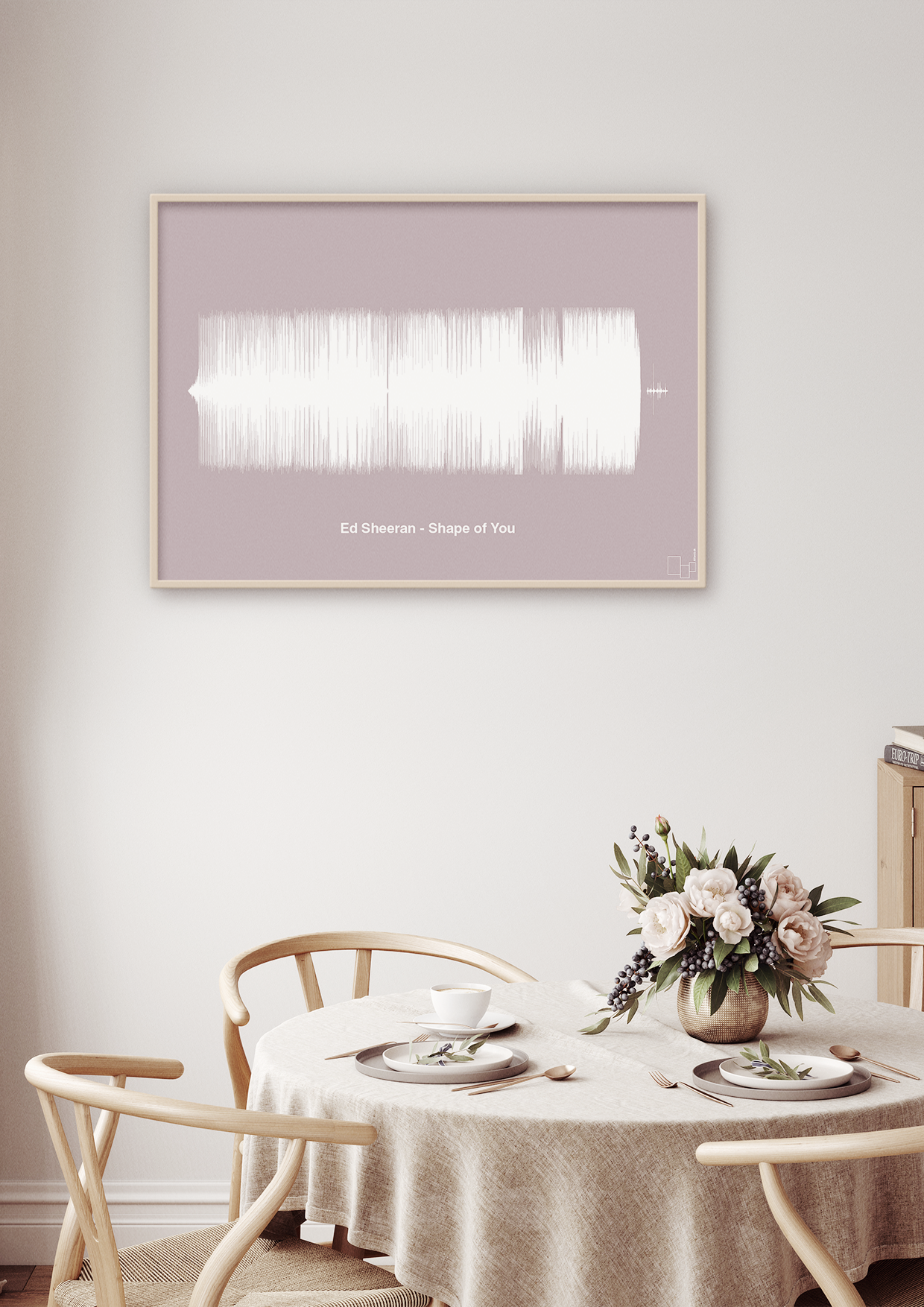 plakat: ed sheeran - shape of you - dusty lilac-Soundwave-A1two3