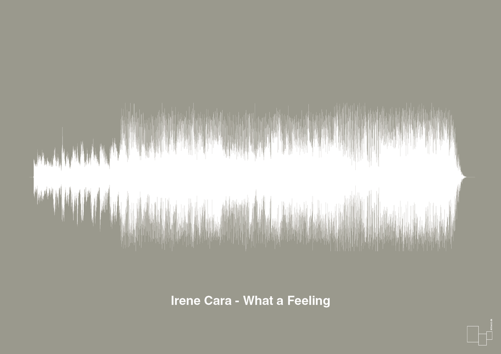 plakat: irene cara - what a feeling - battleship gray-Soundwave-A1two3