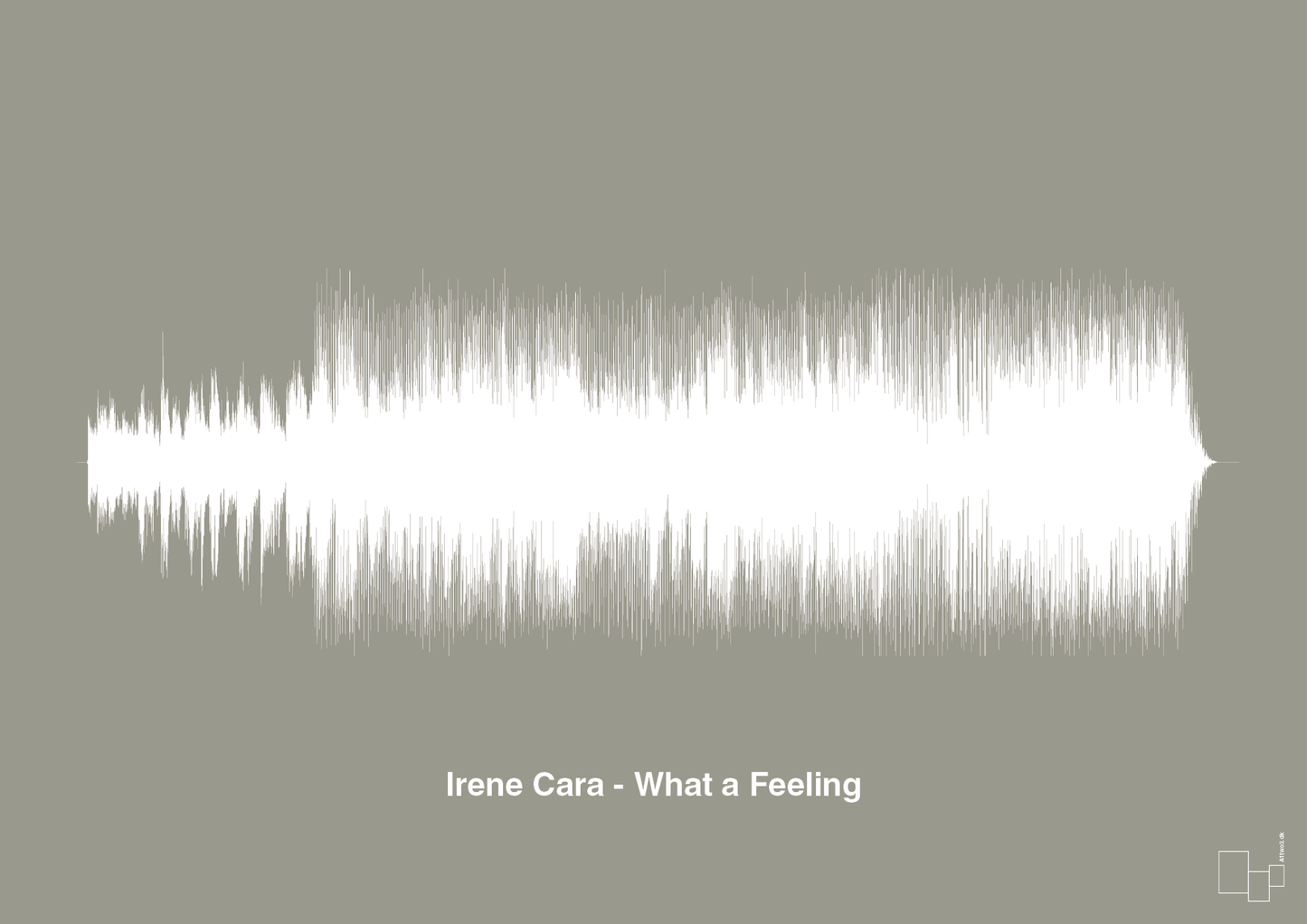 plakat: irene cara - what a feeling - battleship gray-Soundwave-A1two3