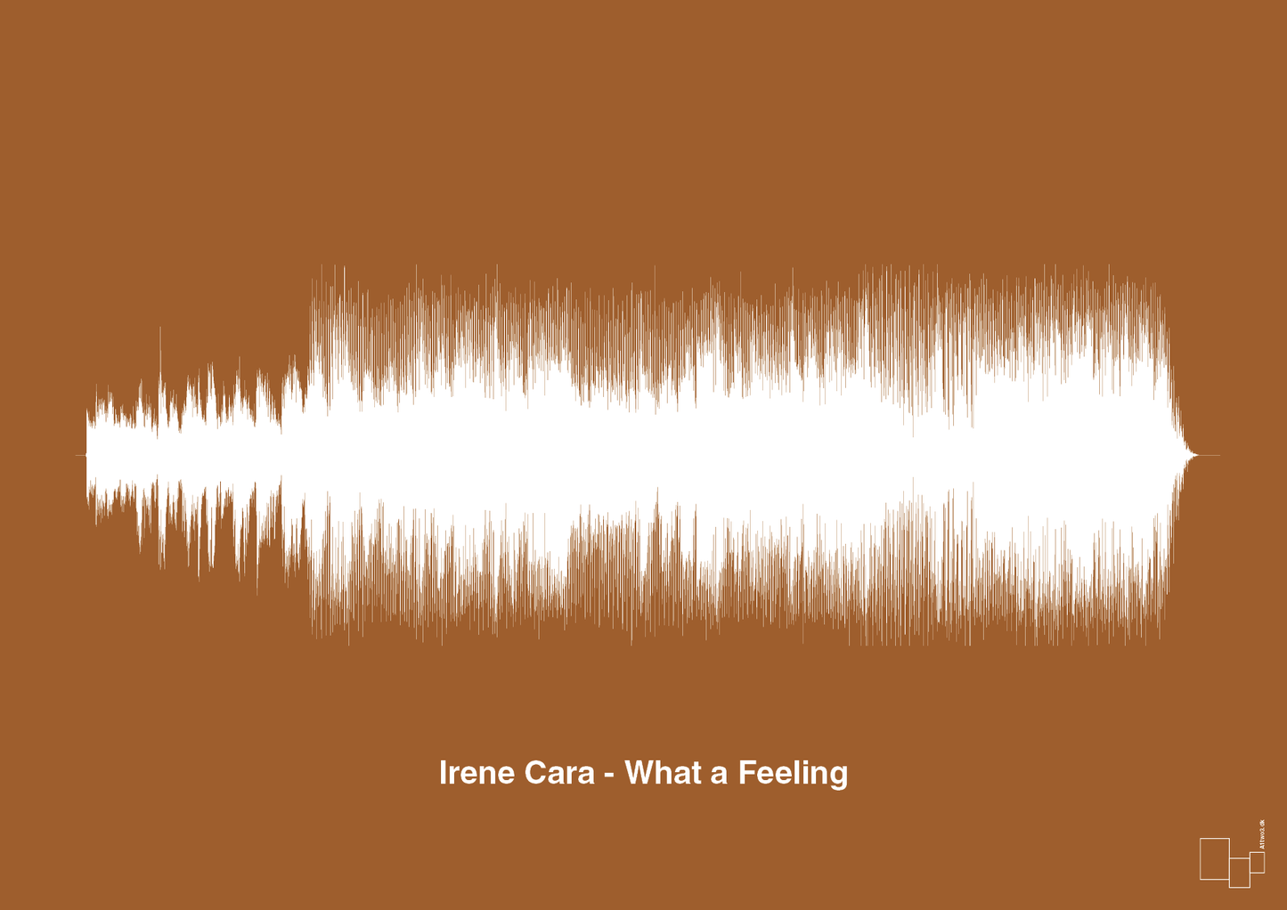 plakat: irene cara - what a feeling - cognac-Soundwave-A1two3