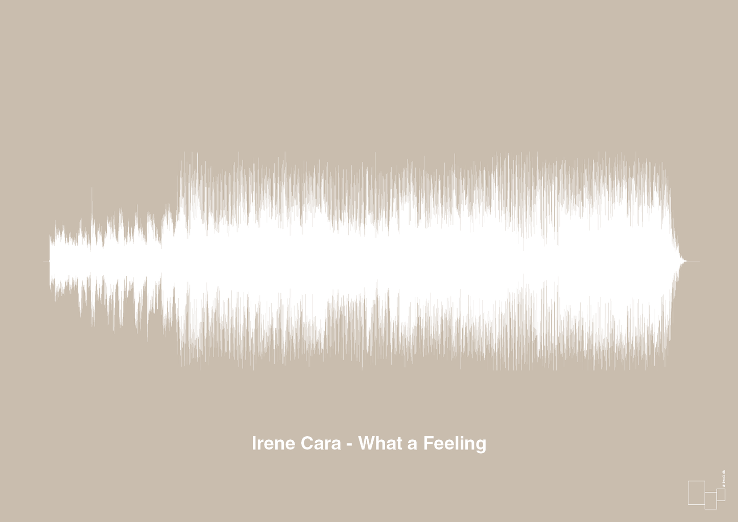plakat: irene cara - what a feeling - creamy mushroom-Soundwave-A1two3