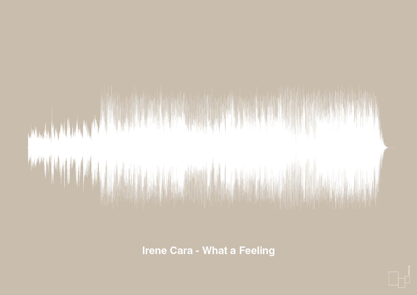 plakat: irene cara - what a feeling - creamy mushroom-Soundwave-A1two3