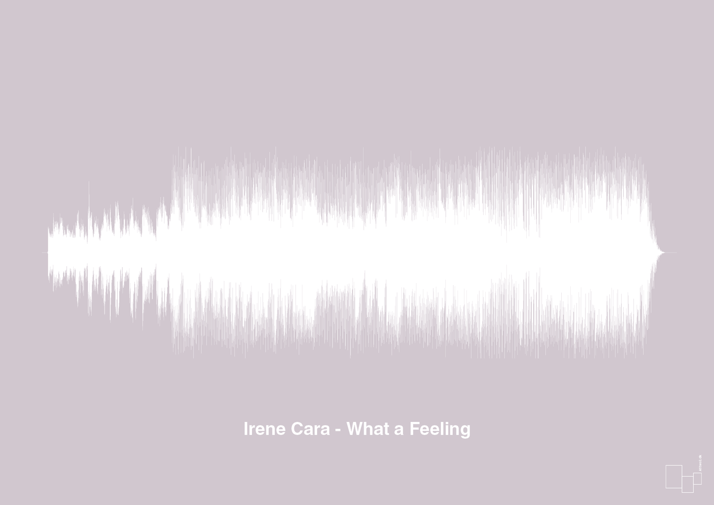 plakat: irene cara - what a feeling - dusty lilac-Soundwave-A1two3
