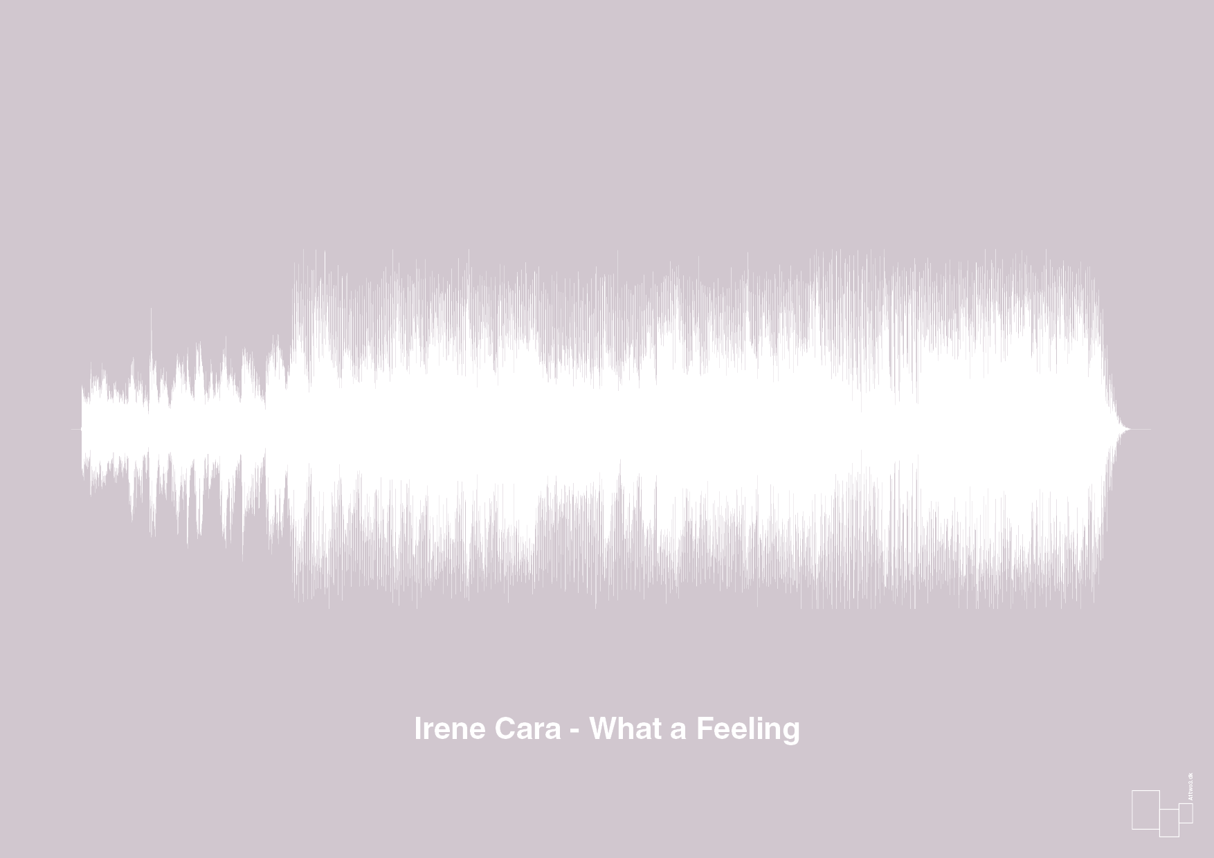 plakat: irene cara - what a feeling - dusty lilac-Soundwave-A1two3