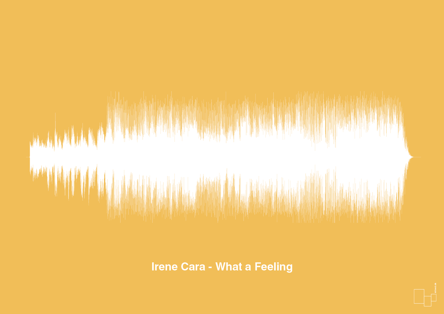 plakat: irene cara - what a feeling - honeycomb-Soundwave-A1two3