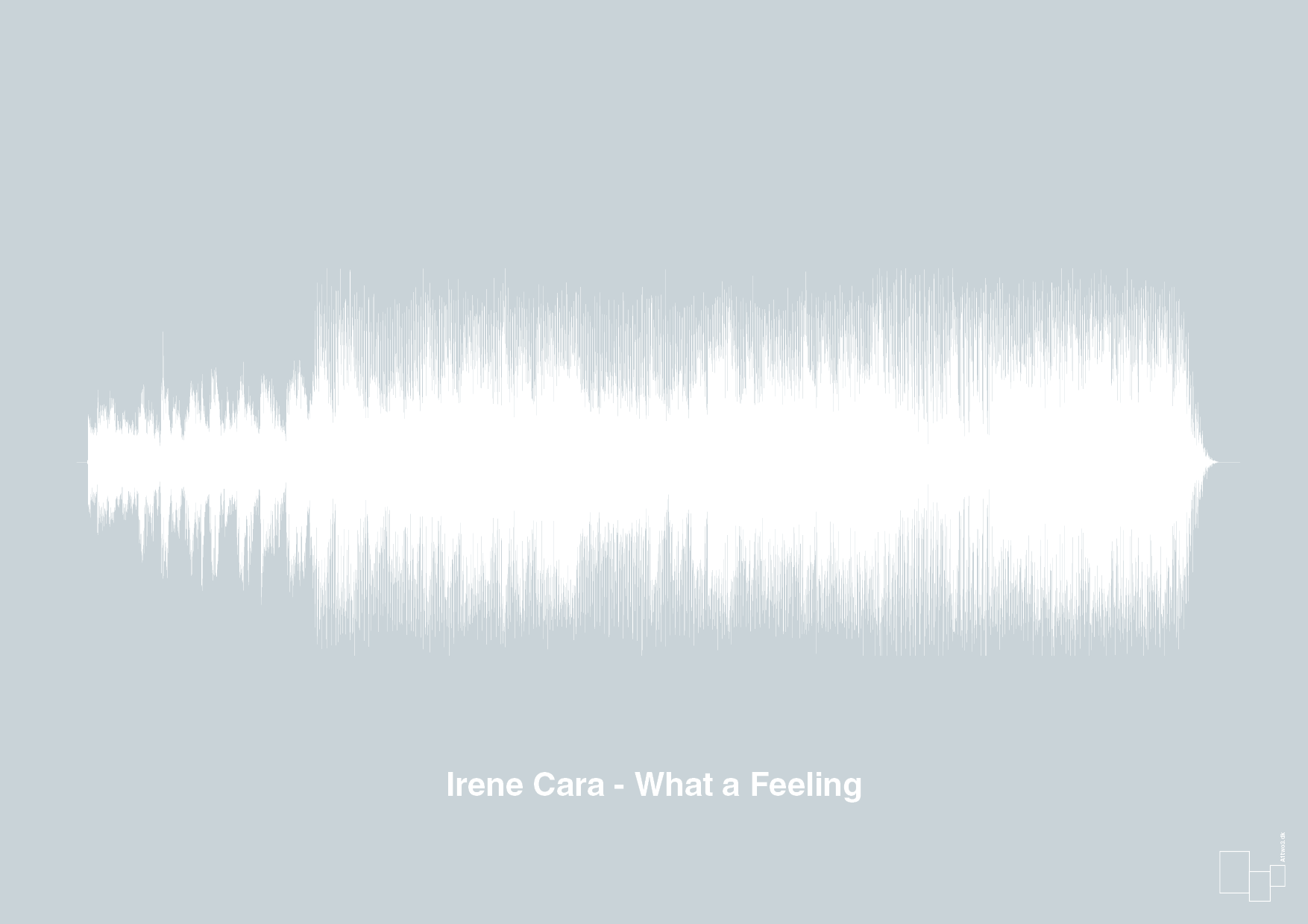 plakat: irene cara - what a feeling - light drizzle-Soundwave-A1two3