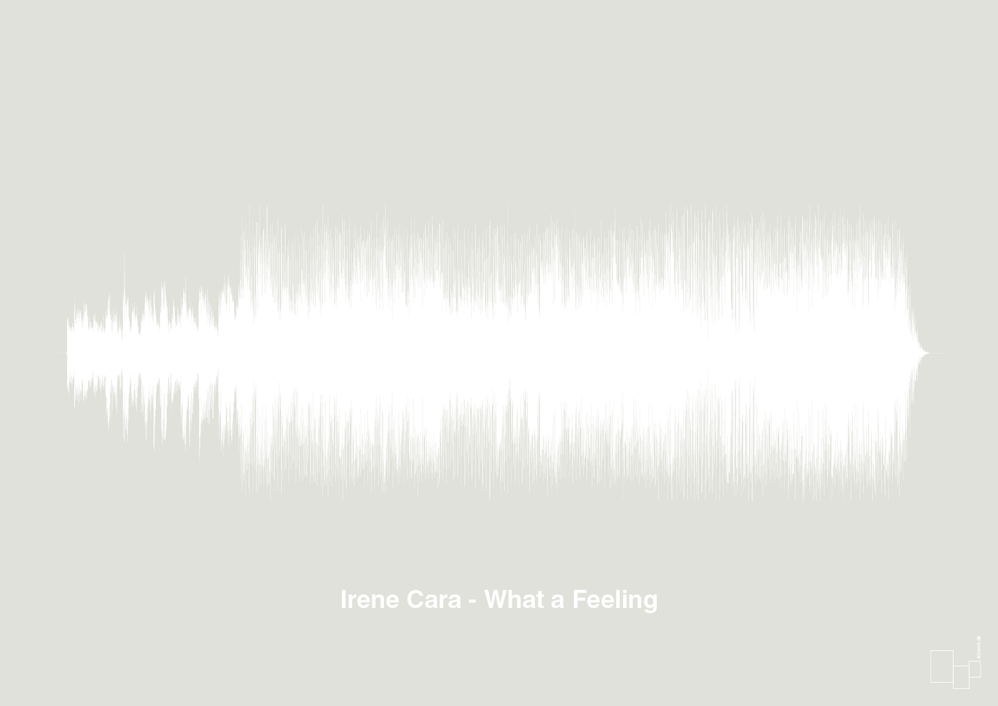 plakat: irene cara - what a feeling - painters white-Soundwave-A1two3