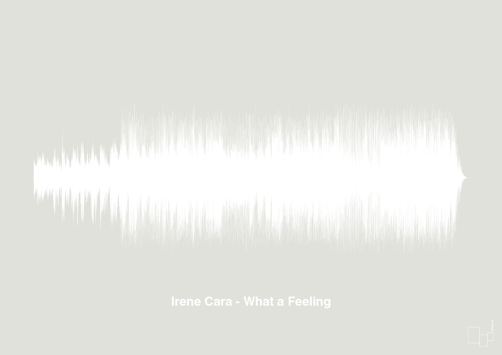 plakat: irene cara - what a feeling - painters white-Soundwave-A1two3