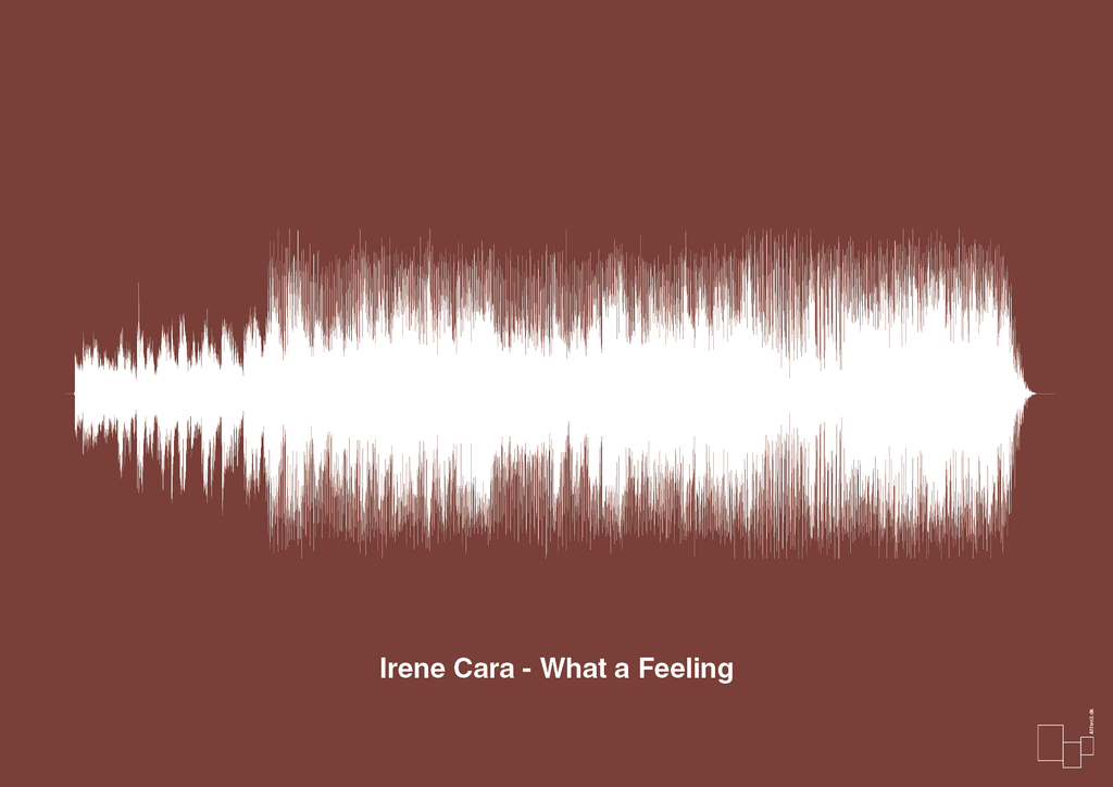 plakat: irene cara - what a feeling - red pepper-Soundwave-A1two3
