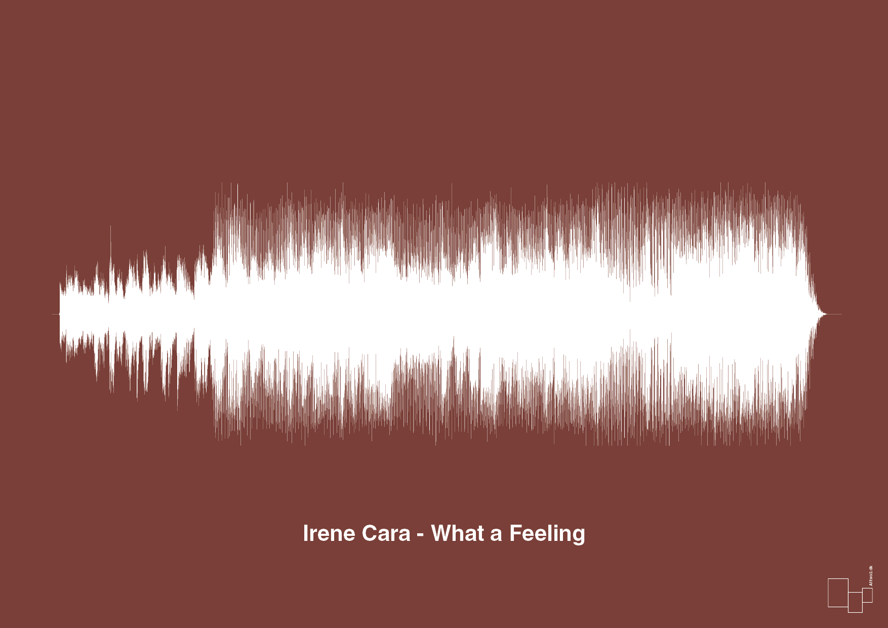 plakat: irene cara - what a feeling - red pepper-Soundwave-A1two3