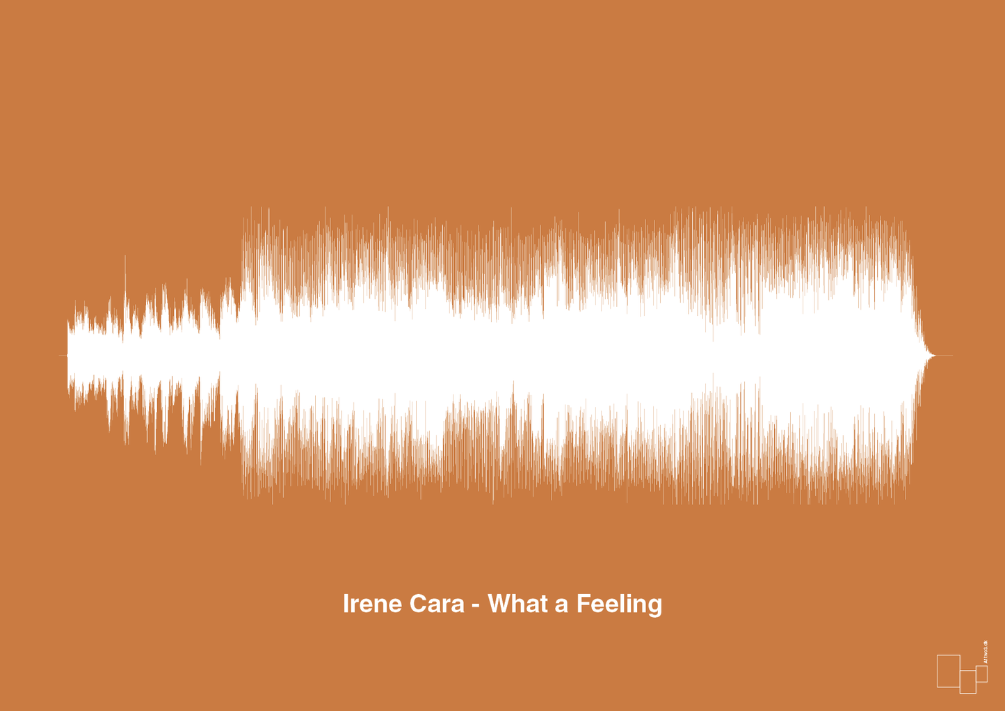 plakat: irene cara - what a feeling - rumba orange-Soundwave-A1two3