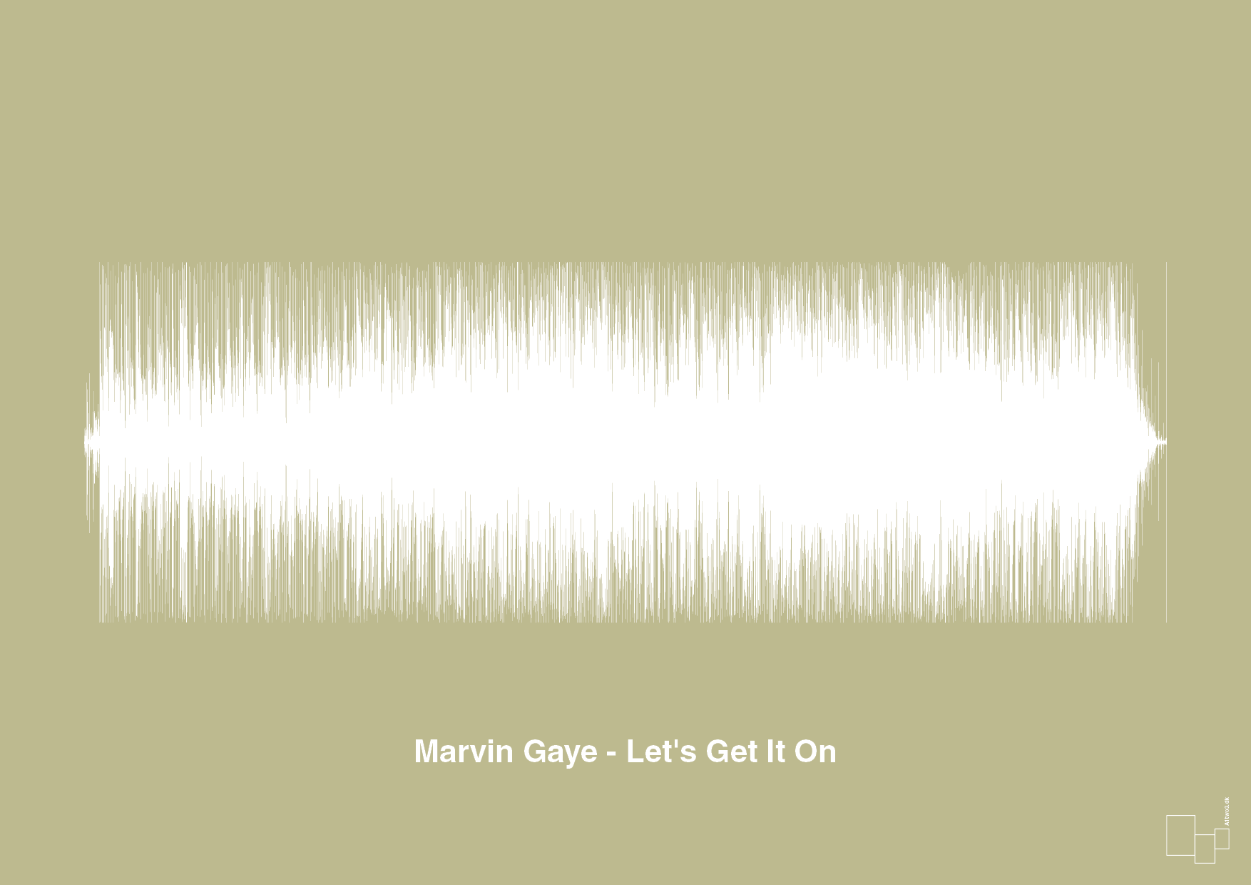 plakat: marvin gaye - let's get it on - back to nature-Soundwave-A1two3