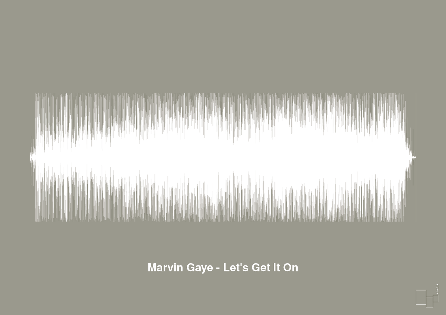 plakat: marvin gaye - let's get it on - battleship gray-Soundwave-A1two3