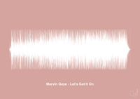 plakat: marvin gaye - let's get it on