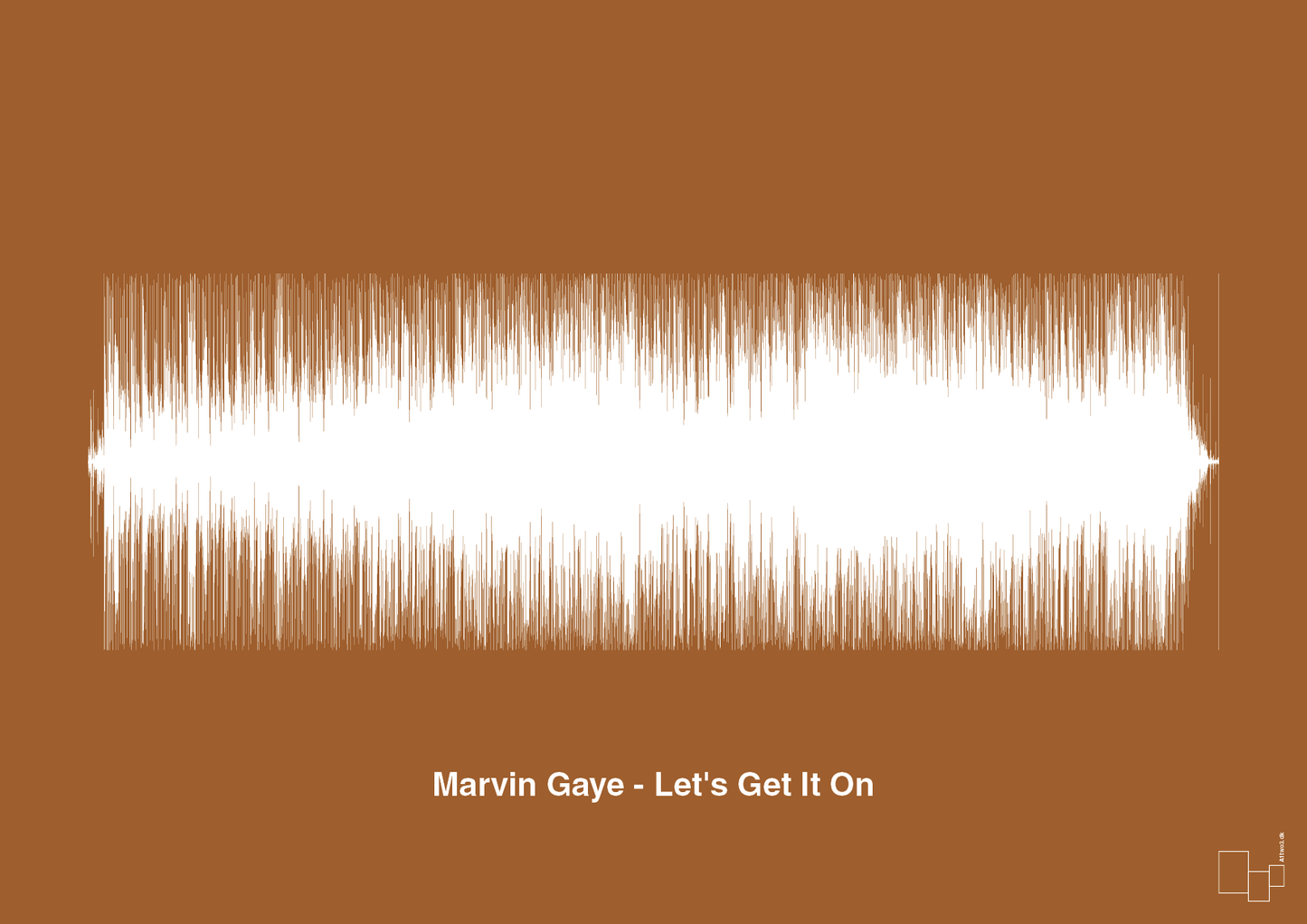 plakat: marvin gaye - let's get it on - cognac-Soundwave-A1two3