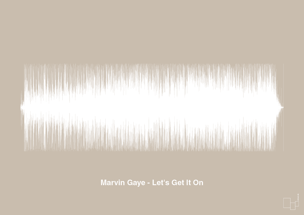 plakat: marvin gaye - let's get it on - creamy mushroom-Soundwave-A1two3