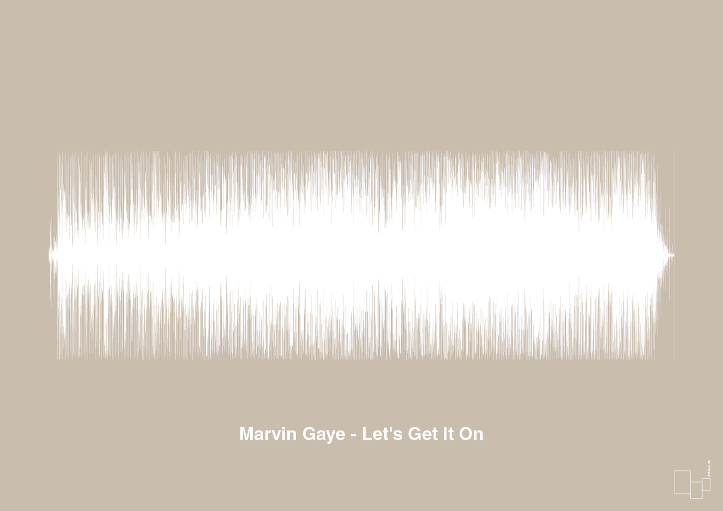 plakat: marvin gaye - let's get it on - creamy mushroom-Soundwave-A1two3